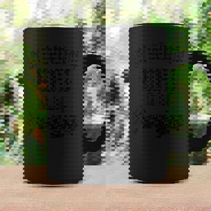 My Favorite People Call Me Grandpop Father's Day Coffee Mug Gifts ideas