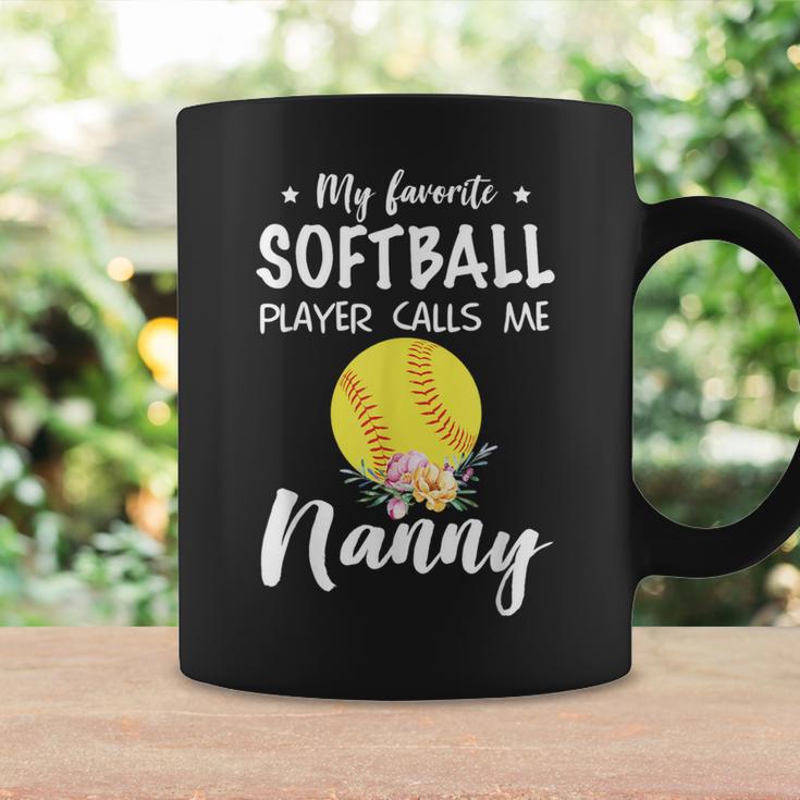 My Favorite Softball Player Calls Me Nanny Coffee Mug Gifts ideas