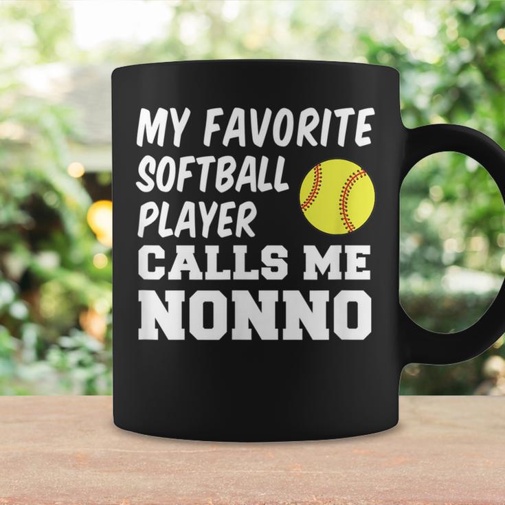 My Favorite Softball Player Calls Me Nonno Italian Grandpa Coffee Mug Gifts ideas