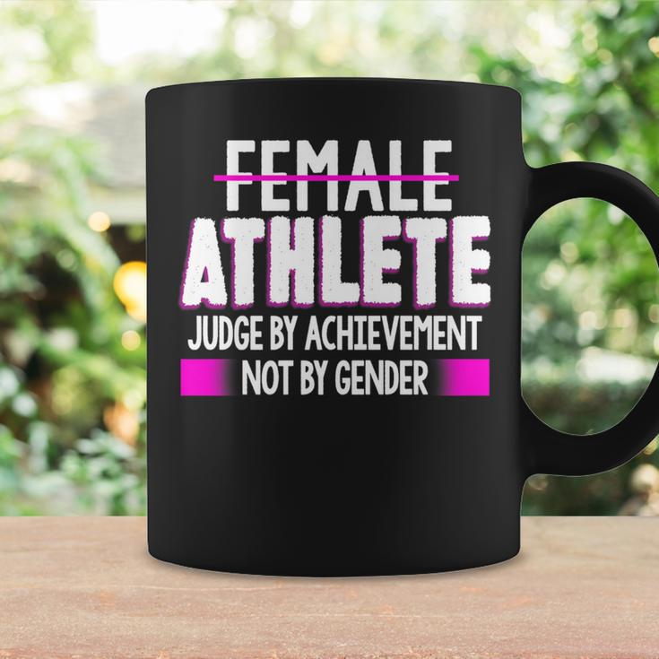 Female Athlete Judge By Achievement Not Gender Fun Coffee Mug Gifts ideas