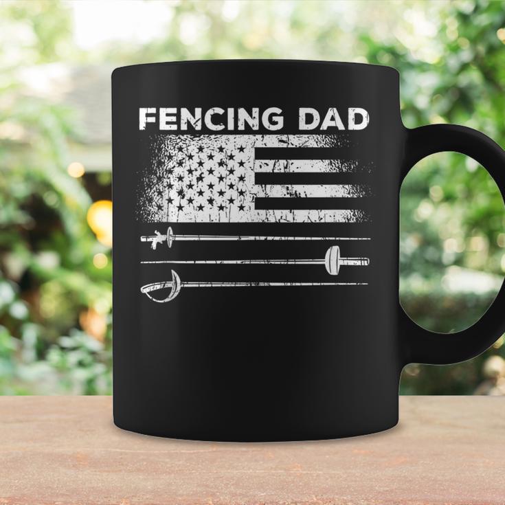 Fencing Dad Usa Flag Fencing Outfit Fencer Fencing Coffee Mug Gifts ideas