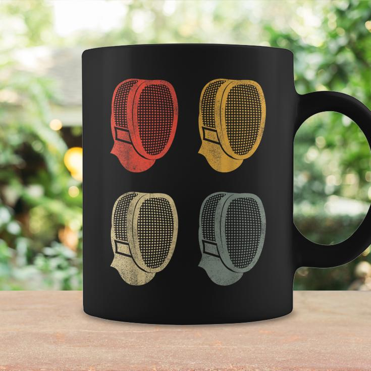 Fencing Sports Vintage Fencing Mask Coffee Mug Gifts ideas