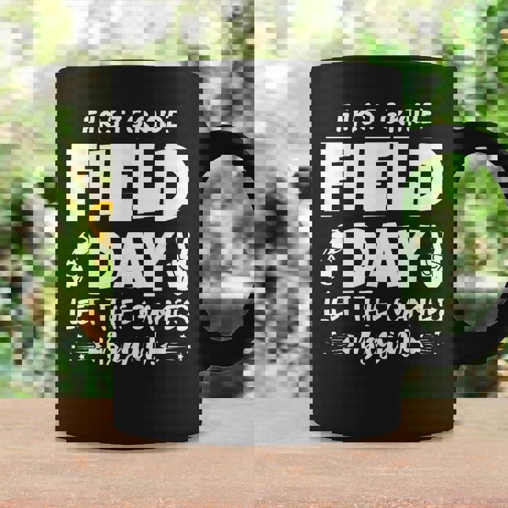 Field Day First 1St Grade Orange 2024 Boy Girl Teacher Coffee Mug Gifts ideas