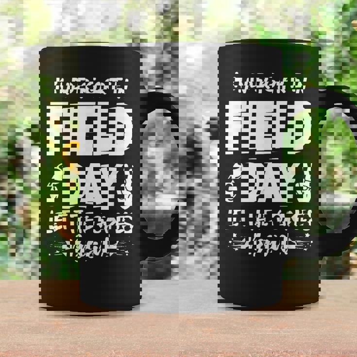 Field Day Kindergarten K Red 2024 Boy Girl Teacher Coffee Mug Gifts ideas