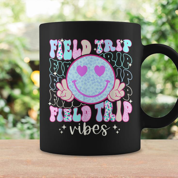 Field Day Field Trip Vibes Fun Day Groovy Teacher Student Coffee Mug Gifts ideas