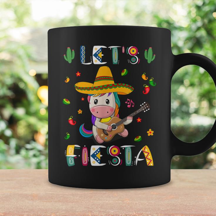 Lets Fiesta Dancing Mexican Unicorn Cinco De Mayo Girl Women Coffee Mug Gifts ideas