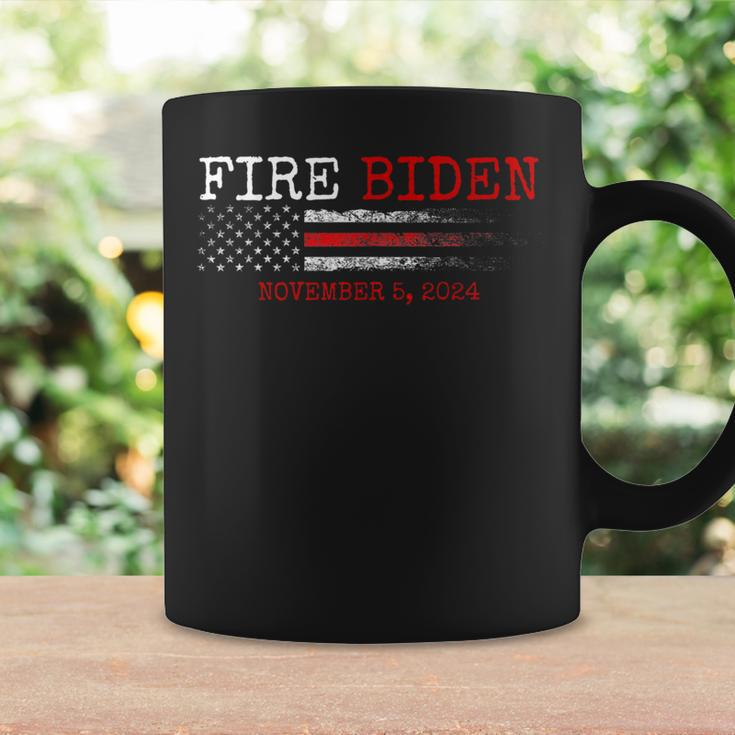 Fire Biden Elect Trump President 2024 Vintage American Flag Coffee Mug Gifts ideas