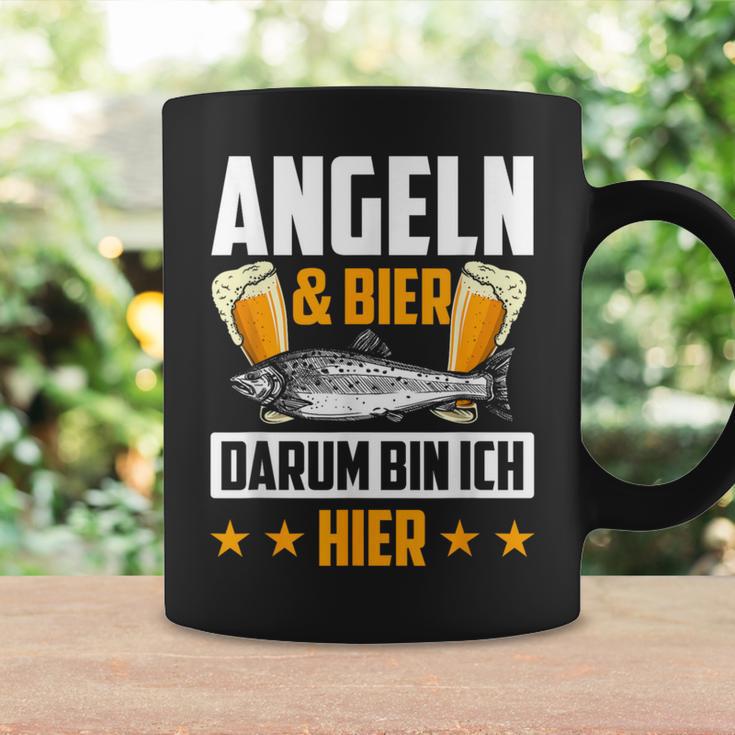 Fischen & Bier Darum Bin Ich Hier Fischen Tassen Geschenkideen