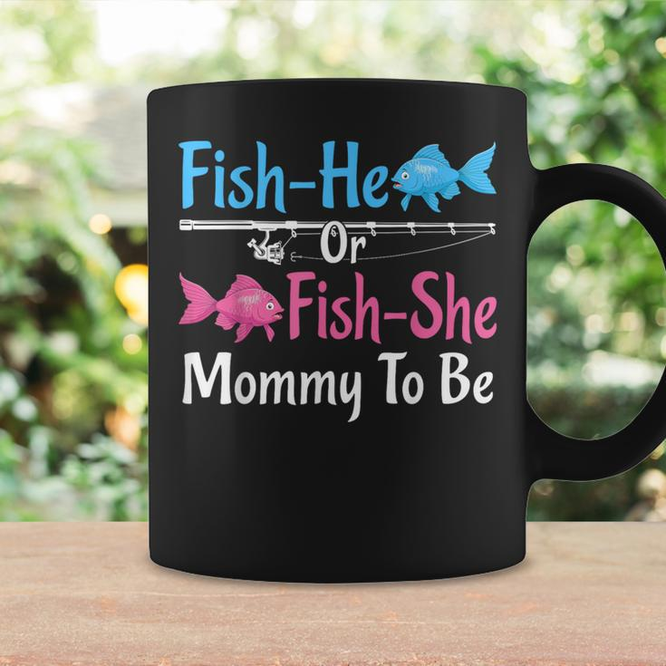 Fish-He Or Fish-She Mommy To Be Gender Reveal Baby Shower Coffee Mug Gifts ideas