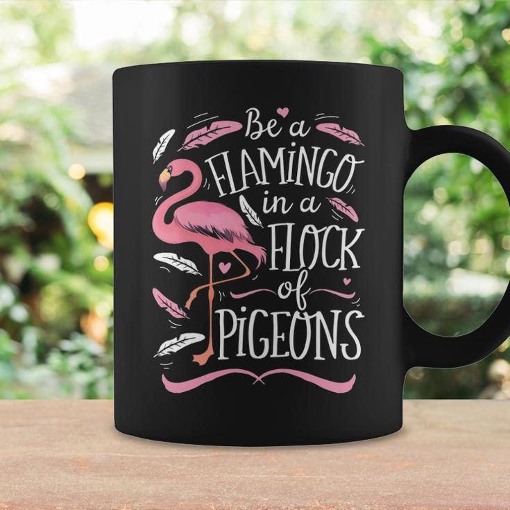 Be A Flamingo In A Flock Of Pigeons Pink Bird Lovers Coffee Mug Gifts ideas