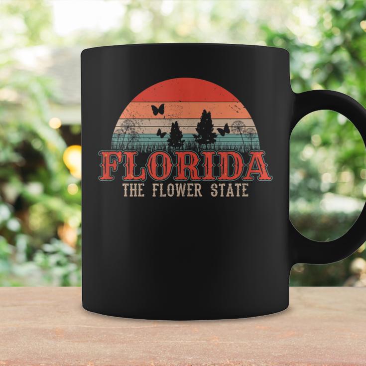 Florida The Flower State Proud Floridian Flower Field Coffee Mug Gifts ideas