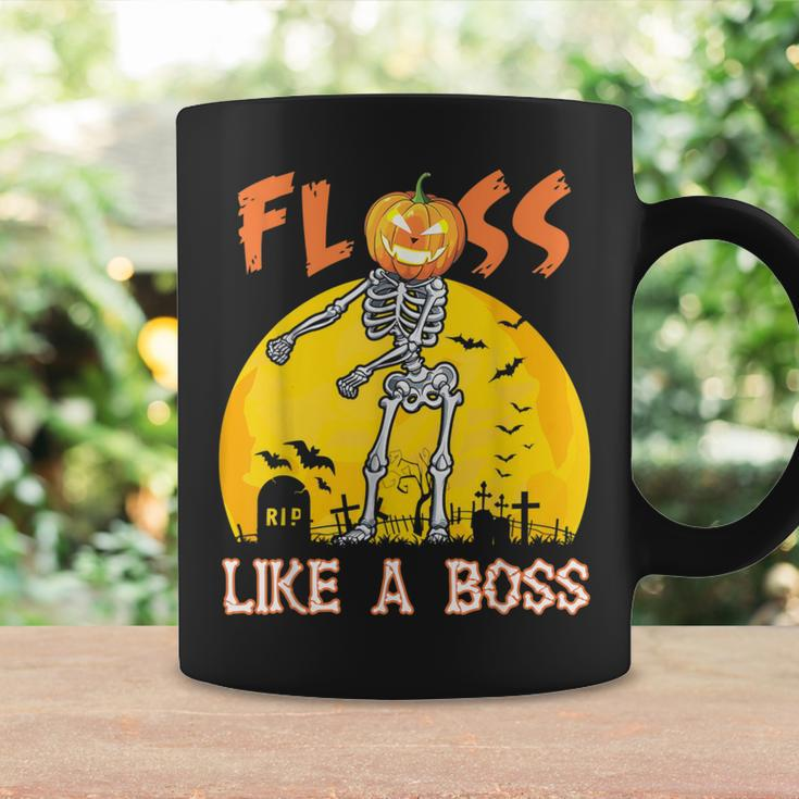 Floss Like A Boss Skeleton Halloween Boys Girls Coffee Mug Gifts ideas