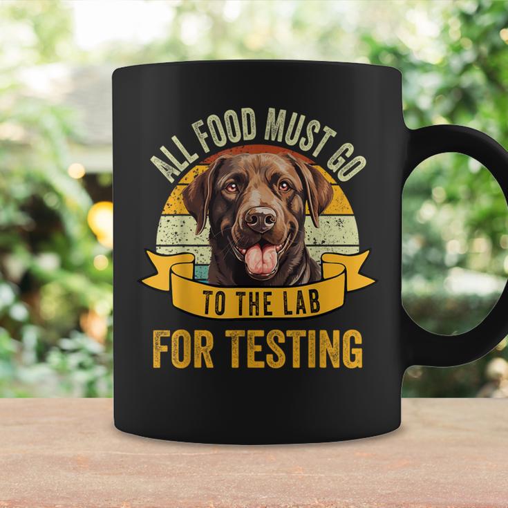 All Food Must Go To The Lab For Testing Labrador Fun Vintage Coffee Mug Gifts ideas