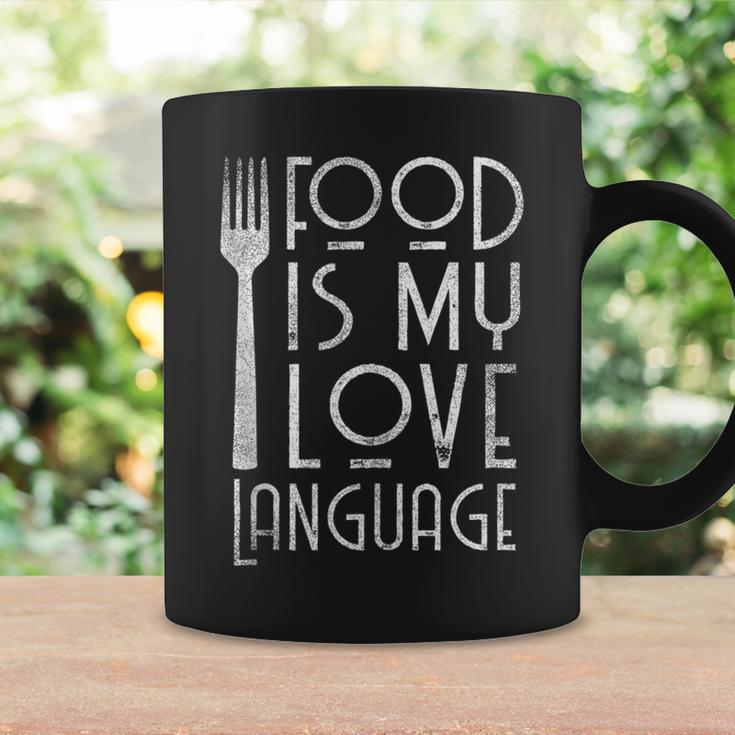 Foodie Food Is My Love Language Food Lover Chef Cook Coffee Mug Gifts ideas