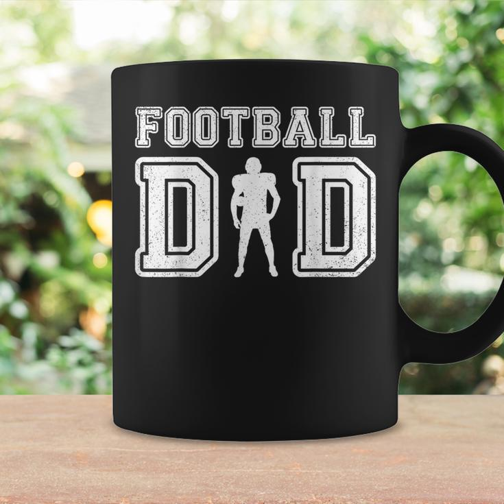 Football Dad Father's Day Vintage Football Daddy Papa Father Coffee Mug Gifts ideas