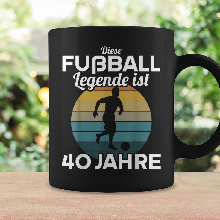 This Football Legende Ist 40 Jahre 40 Birthday Footballer S Tassen Geschenkideen