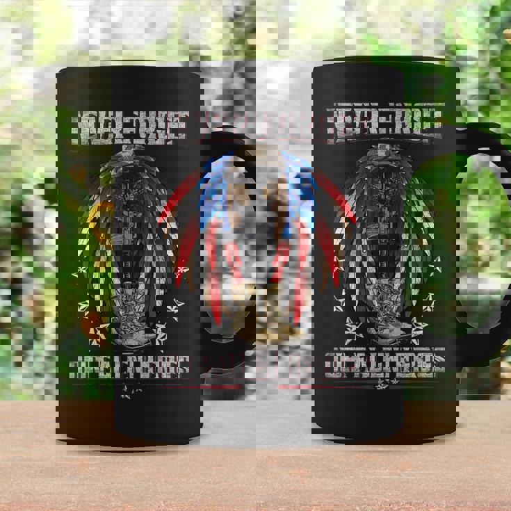 Never Forget Our Fallen Heroes Memorial Day Veterans Day Coffee Mug Gifts ideas