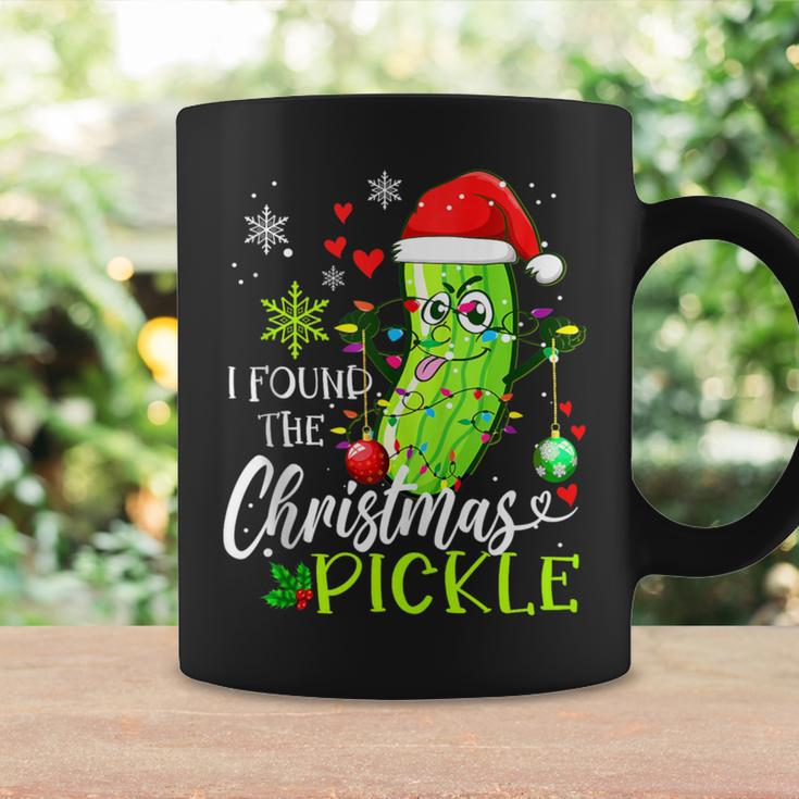 I Found The Pickle Christmas Pickles Xmas Love Couples Coffee Mug Gifts ideas