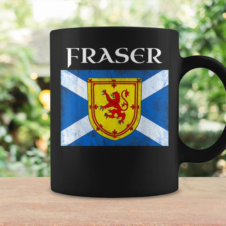 Fraser Clan Scottish Name Scotland Flag Coffee Mug Gifts ideas