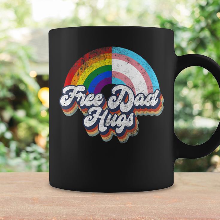 Free Dad Hugs Gay Lgbt Pride Rainbow And Transgender Month Coffee Mug Gifts ideas