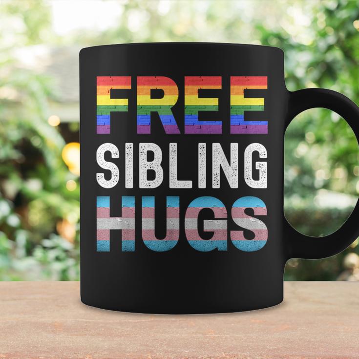 Free Sibling Hugs Lgbtq Gay Pride Month Proud Ally Coffee Mug Gifts ideas