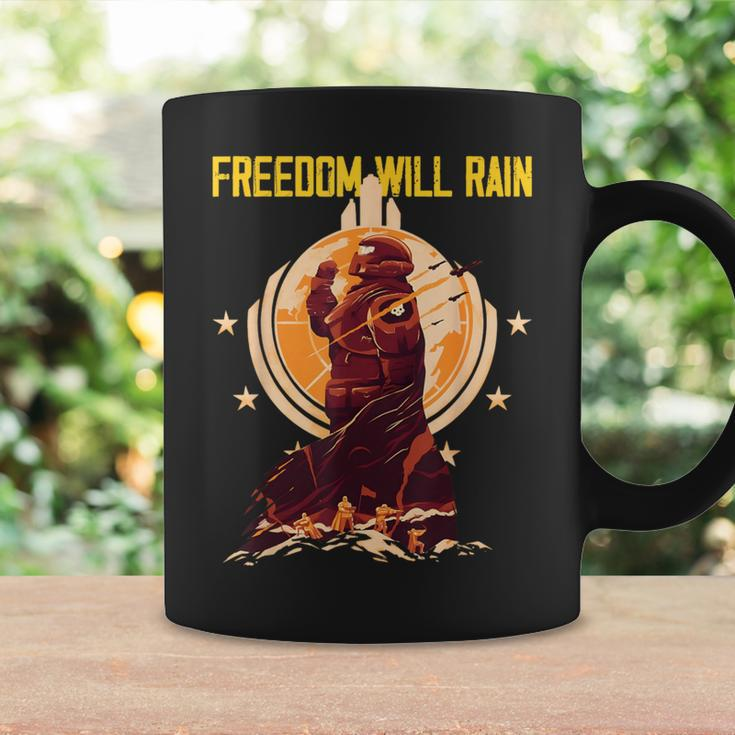 Freedom Will Rain Hell Of Diver Helldiving Lovers Outfit Coffee Mug Gifts ideas
