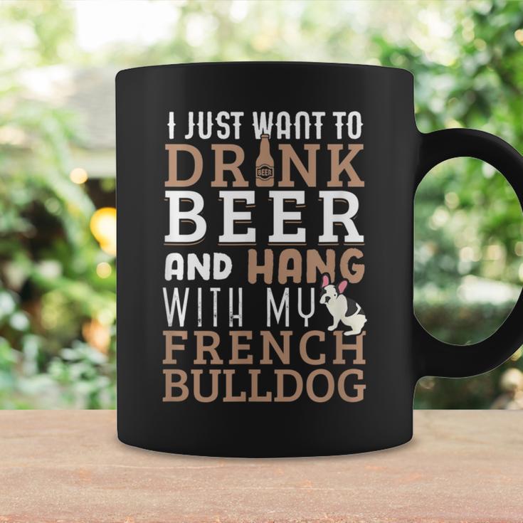 French Bulldog Dad Frenchie Dog & Beer Tassen Geschenkideen