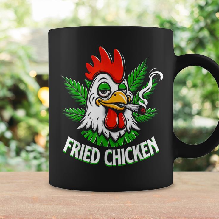 Fried Smoking Chicken 420 Marijuana Weed Leaf Pots 420 Coffee Mug Gifts ideas