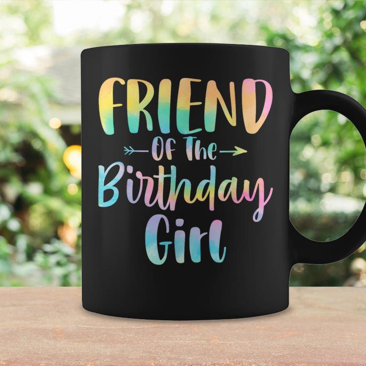 Friend Of The Birthday Girl Tie Dye Daughter Birthday Party Coffee Mug Gifts ideas