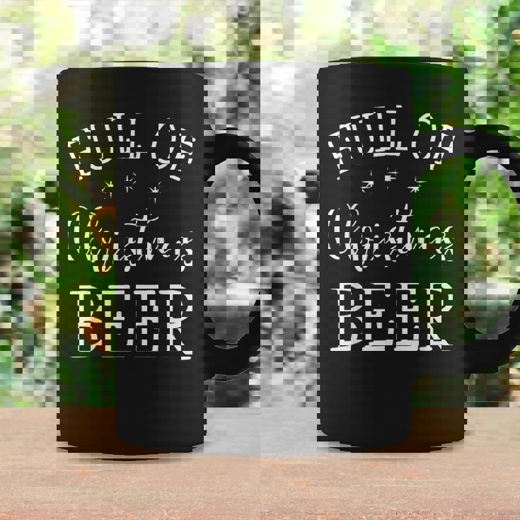 Full Of Christmas Beer And Christmas Cheer Couple Matching Coffee Mug Gifts ideas