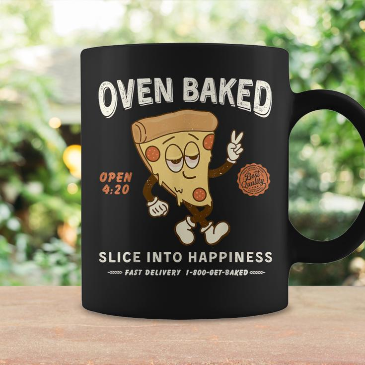 420 Retro Pizza Graphic Cute Chill Weed Coffee Mug Gifts ideas