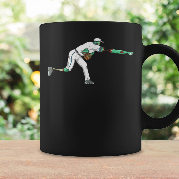 Baseball Pitcher Zombie Coffee Mug Gifts ideas