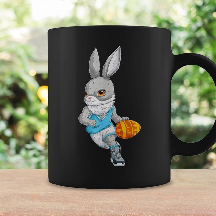 Basketball Player Happy Easter Bunny Holding Egg Coffee Mug Gifts ideas