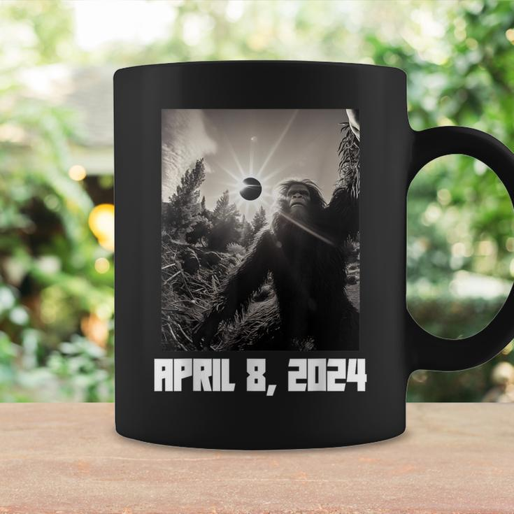 Bigfoot Sasquatch Total Solar Eclipse 2024 Coffee Mug Gifts ideas