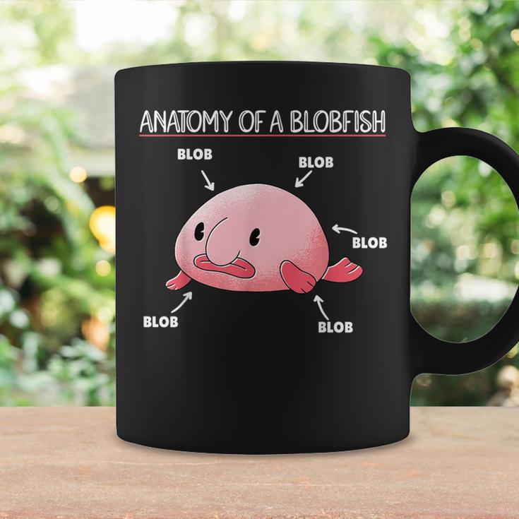 Blobfish Statement Anatomy Of Blobfish Coffee Mug - Monsterry