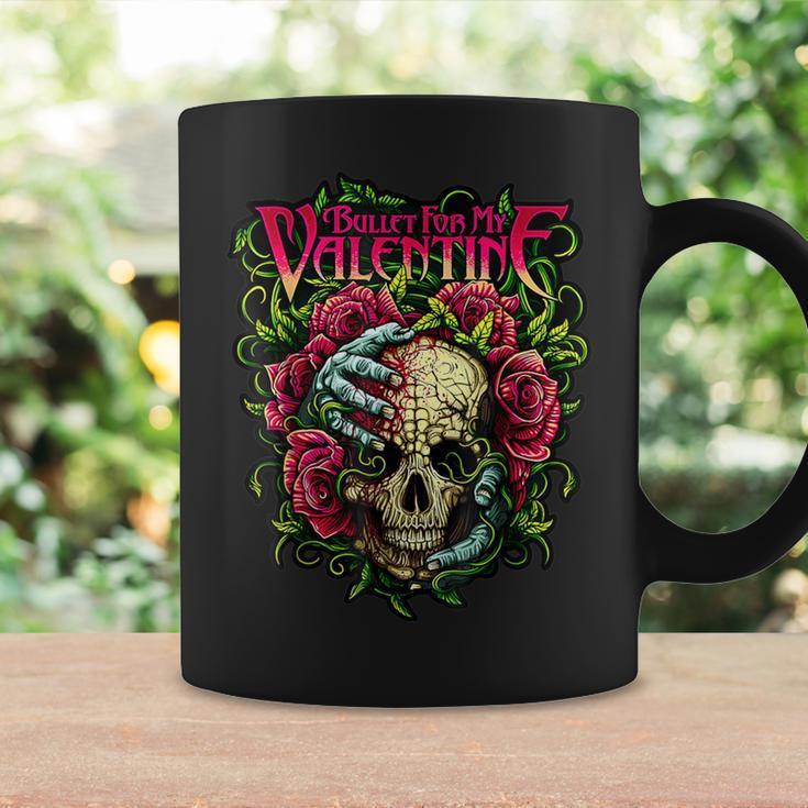 Bullet My Valentine Skull Roses And Red Blood Horror Coffee Mug Gifts ideas