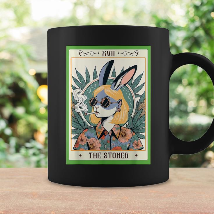 Bunny Cannabis Weed Lover 420 The Stoner Tarot Card Coffee Mug Gifts ideas