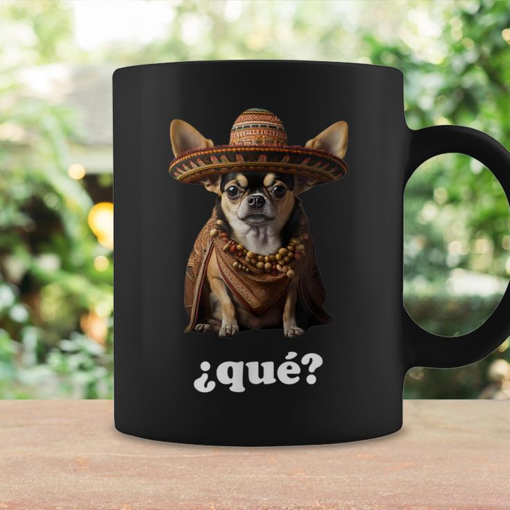 Chihuahua In Sombrero And Spanish – What ¿Qué Coffee Mug Gifts ideas