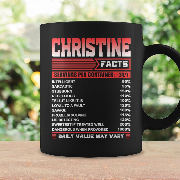 Christine Facts Christine Name Coffee Mug Gifts ideas