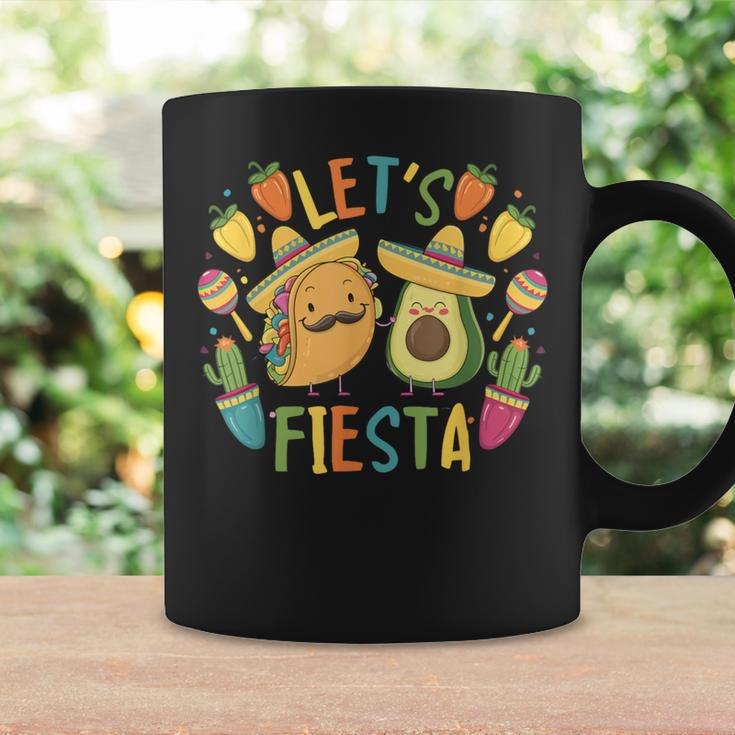 Cinco De Mayo Taco Avocado Mexican Party Let's Fiesta Coffee Mug Gifts ideas