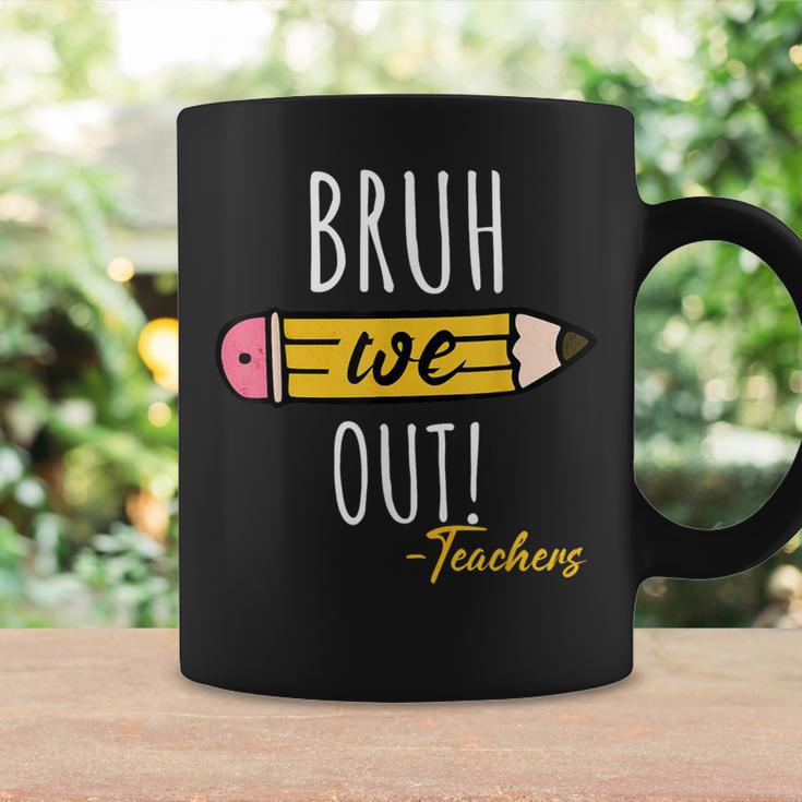 Cute End Of Year Bruh We Out Teachers Pencil Coffee Mug Gifts ideas