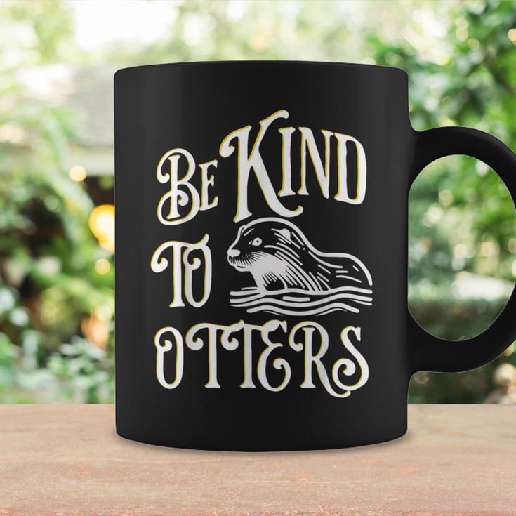 Cute Be Kind To Otters Positive Vintage Animal Coffee Mug Gifts ideas