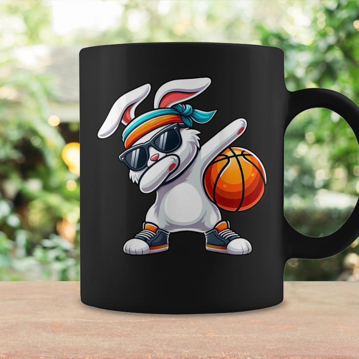 Dabbing Bunny Playing Basketball Easter Day Boys Girls Coffee Mug Gifts ideas