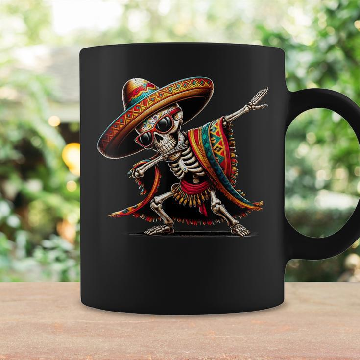 Dabbing Mexican Skeleton Poncho Cinco De Mayo Boys Men Coffee Mug Gifts ideas