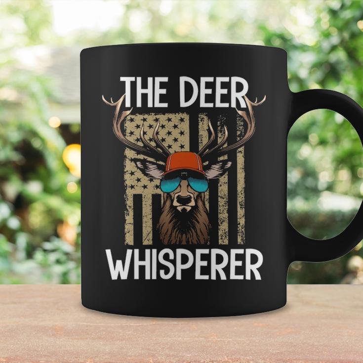 Deer Whisperer Awesome Hunter Usa Flag Buck Hunting Coffee Mug Gifts ideas