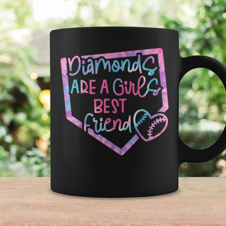 Diamonds Are A Girls Best Friend Baseball Softball Mom Coffee Mug Gifts ideas
