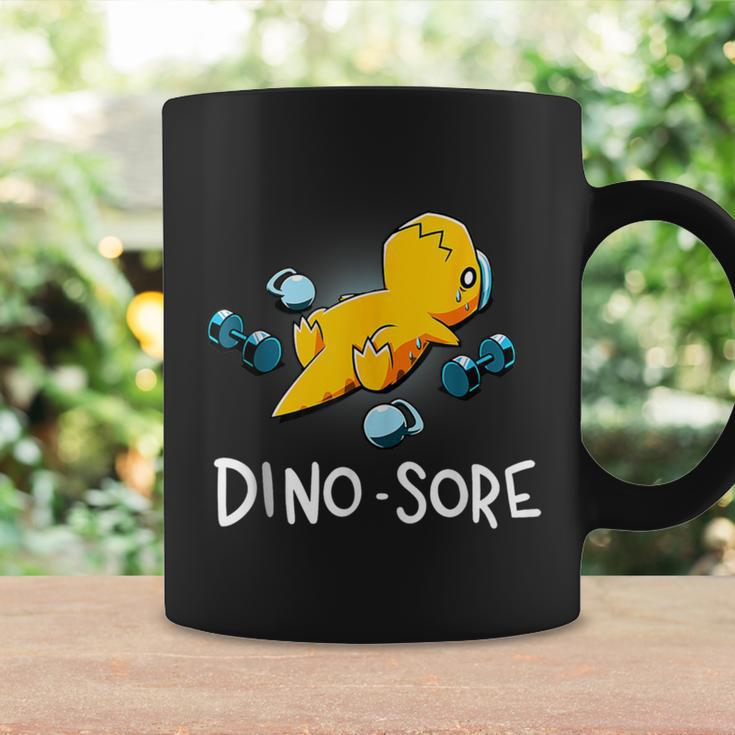 Dinosaur Workout Gym Fitness Lifting Cute Dino Sore Coffee Mug Gifts ideas