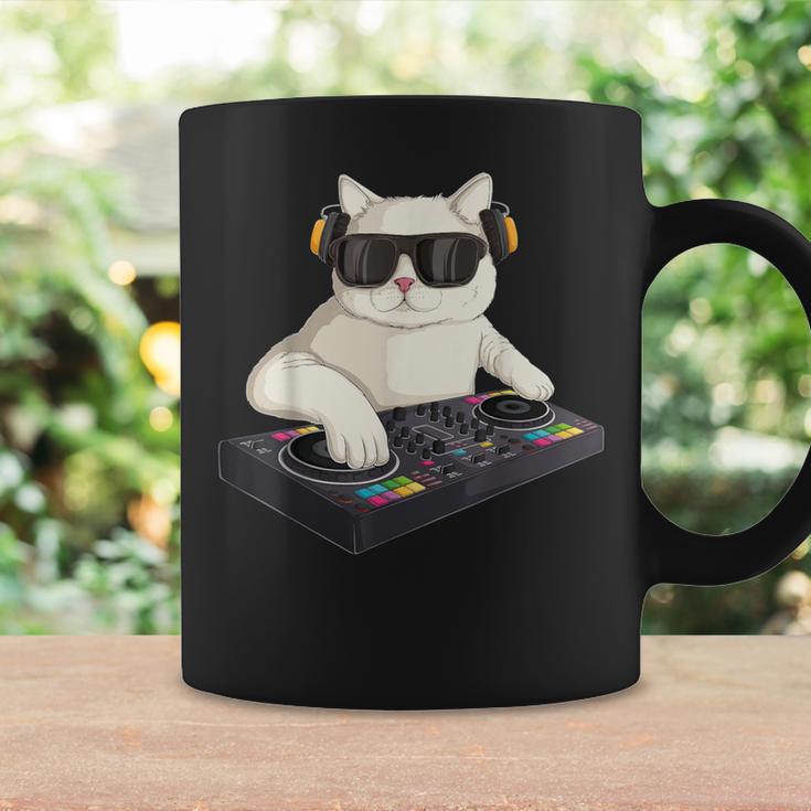 Dj Cat Techno Music Festival Lover Musician Women Coffee Mug Gifts ideas