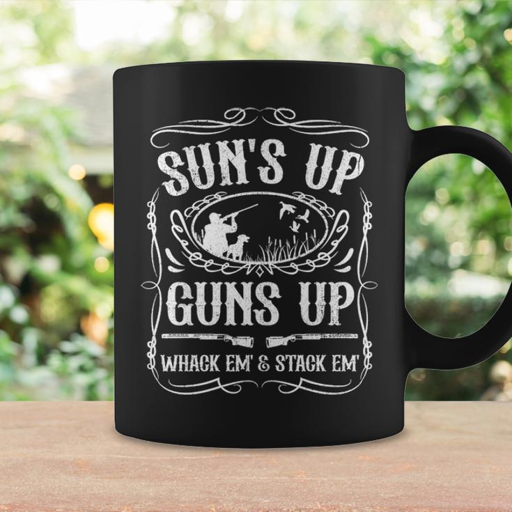 Duck Hunting Suns Up Whack Em And Stack Em Hunter Coffee Mug Gifts ideas