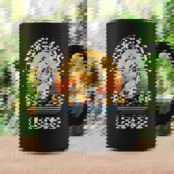 Fearless Leader Duck Ironic Duck Lovers Motivational Coffee Mug Gifts ideas